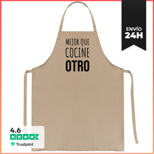 Delantal Mejor Que Cocine Otro LaTostadora - latostadora.com - Modalova