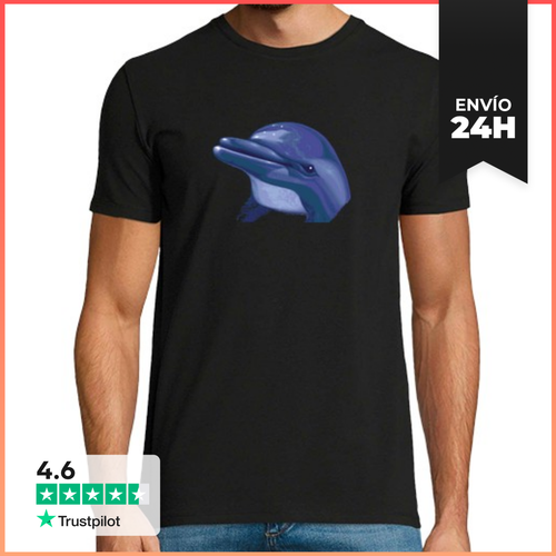 Camiseta Hombre Clásica Ecco The Dolphin Mega Drive Title Screen - latostadora.com - Modalova
