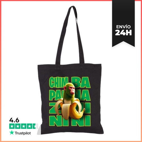 Bolsa De Tela Chimpanzini Bananini LaTostadora - latostadora.com - Modalova