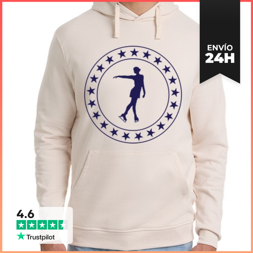 Sudadera Unisex Con Capucha Patinaje Sobre Hielo LaTostadora - latostadora.com - Modalova