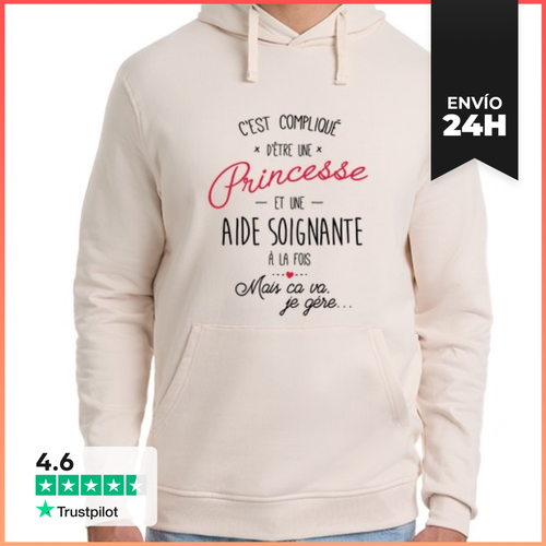 Sudadera Unisex Con Capucha Princesa Y Cuidador LaTostadora - latostadora.com - Modalova