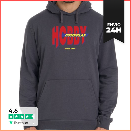 Sudadera Unisex Con Capucha Logo Hobby Consolas Clásico En - latostadora.com - Modalova