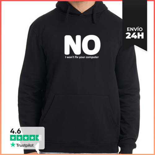Sudadera Unisex Con Capucha No White LaTostadora - latostadora.com - Modalova