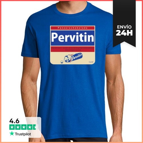 Camiseta Hombre Clásica Pervitin LaTostadora - latostadora.com - Modalova