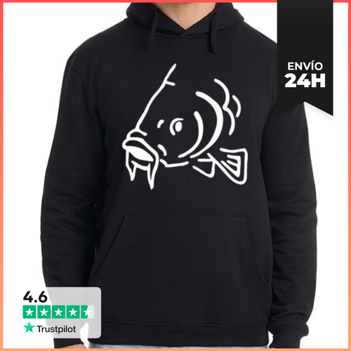 Sudadera Unisex Con Capucha Carpa LaTostadora - latostadora.com - Modalova