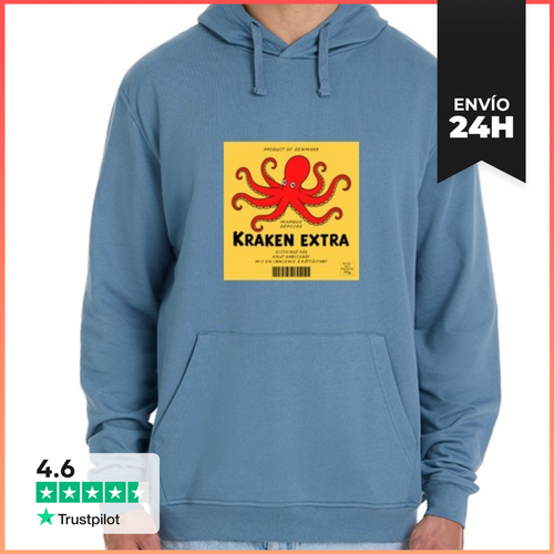 Sudadera Unisex Con Capucha Kraken Extra LaTostadora - latostadora.com - Modalova