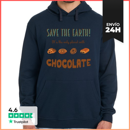 Sudadera Unisex Con Capucha Save The Earth! LaTostadora - latostadora.com - Modalova