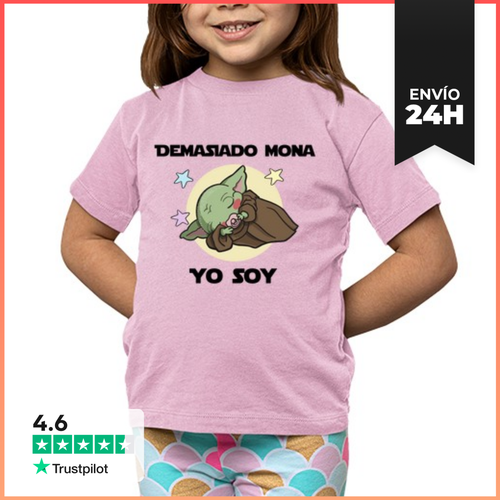 Camiseta Clásica Para Niños Bebe Yoda Mona LaTostadora - latostadora.com - Modalova