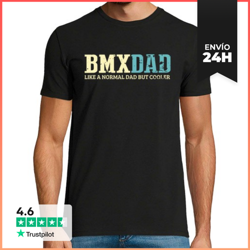 Camiseta Hombre Clásica Papá De Bmx Como Un Papá Normal Pero Más - latostadora.com - Modalova