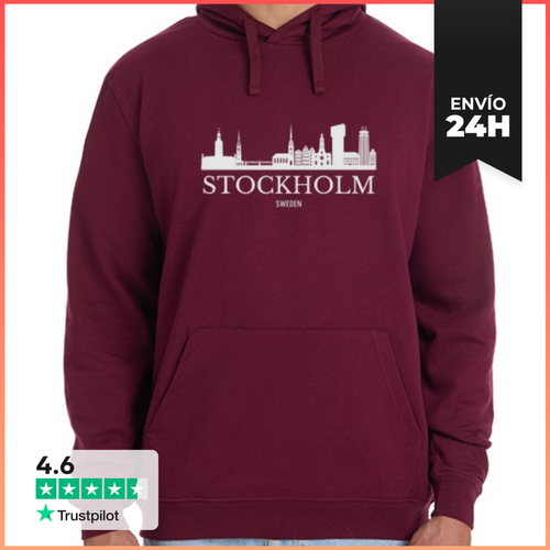 Sudadera Unisex Con Capucha Estocolmo Suecia, Recuerdo De - latostadora.com - Modalova