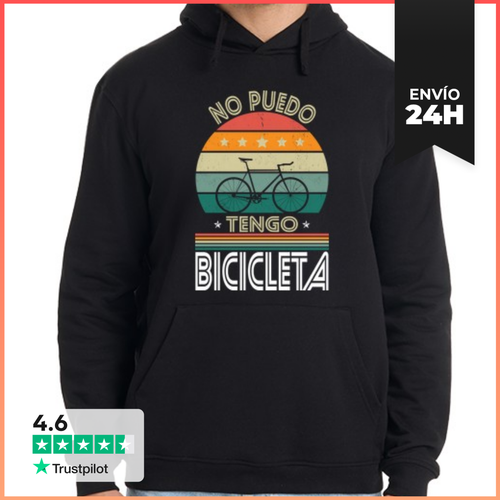 Sudadera Unisex Con Capucha No Puedo Tengo Bicicleta LaTostadora - latostadora.com - Modalova