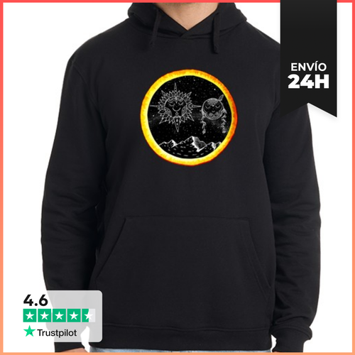 Sudadera Unisex Con Capucha El Eclipse Total Es Un Encuentro - latostadora.com - Modalova