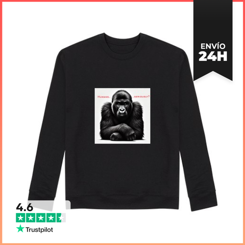 Sudadera Unisex GORILLA Seriously LaTostadora - latostadora.com - Modalova