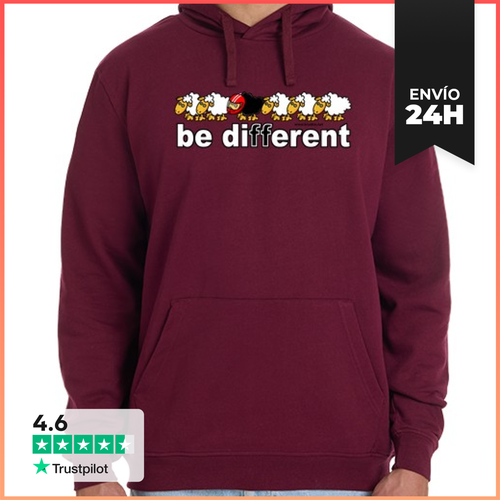 Sudadera Unisex Con Capucha Be Different Motorbike LaTostadora - latostadora.com - Modalova
