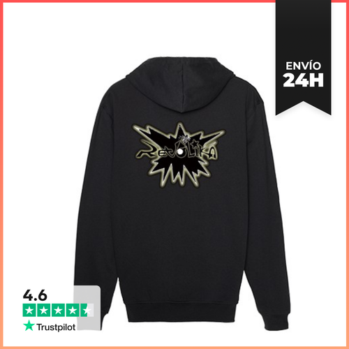 Sudadera Unisex Con Capucha Logo Revolika En La Espalda - latostadora.com - Modalova