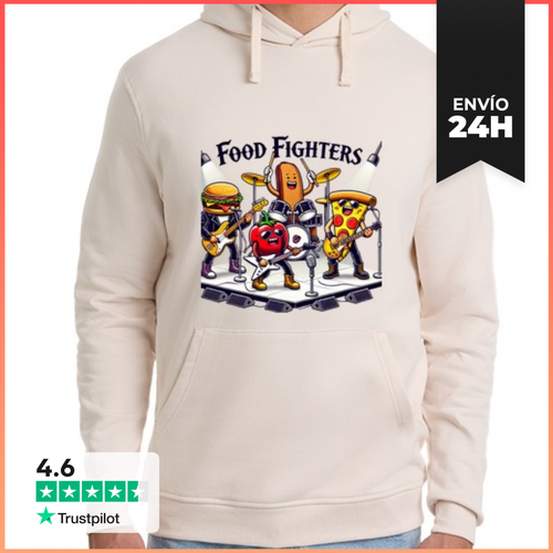 Sudadera Unisex Con Capucha Food Fighters Sudadera LaTostadora - latostadora.com - Modalova