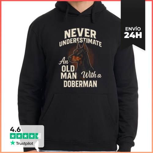 Sudadera Unisex Con Capucha No Subestimes Hombre Con Perro - latostadora.com - Modalova