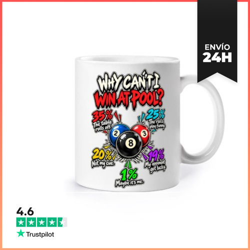 Taza Pool Player Excuses LaTostadora - latostadora.com - Modalova