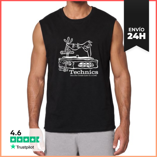 Camiseta Sin Mangas DJ Prehistoria LaTostadora - latostadora.com - Modalova