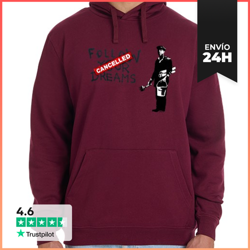 Sudadera Unisex Con Capucha Follow Your Dreams (Cancelled) - latostadora.com - Modalova