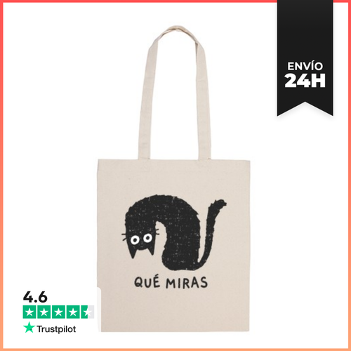Bolsa De Tela Qué Miras LaTostadora - latostadora.com - Modalova