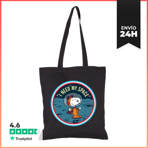 Bolsa De Tela Snoopy I Need My Space LaTostadora - latostadora.com - Modalova