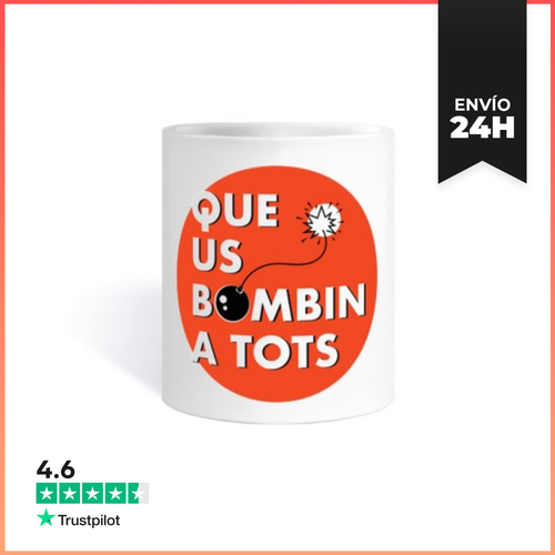 Taza Que Us Bombin A Tots LaTostadora - latostadora.com - Modalova