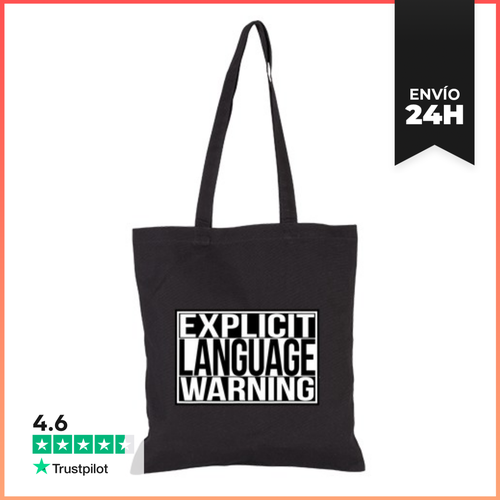 Bolsa De Tela Advertencia De Lenguaje Explícito LaTostadora - latostadora.com - Modalova
