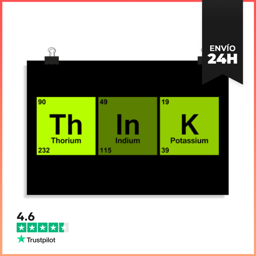 Póster Horizontal Think Green LaTostadora - latostadora.com - Modalova