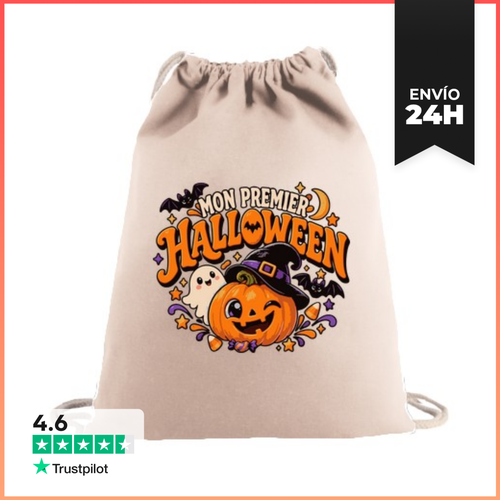 Mochila Saco Con Cuerdas Mi Primer Halloween LaTostadora - latostadora.com - Modalova