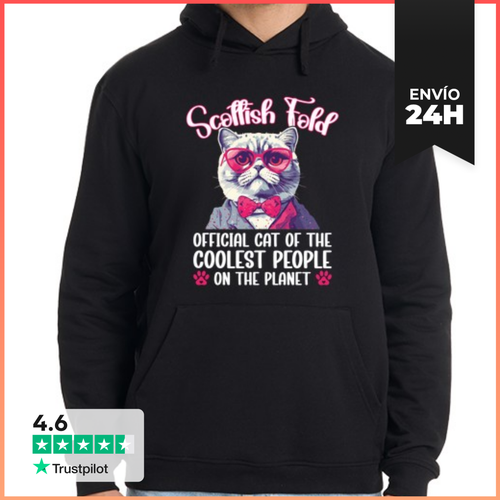 Sudadera Unisex Con Capucha Dueña De Gato Scottish Fold Mamá Gato - latostadora.com - Modalova