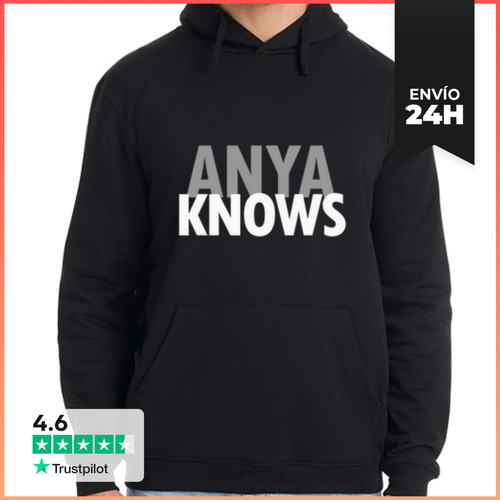Sudadera Unisex Con Capucha Anya Conoce Madre Mamá Divertido - latostadora.com - Modalova