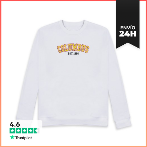 Sudadera Unisex Columbus Est 1986 LaTostadora - latostadora.com - Modalova