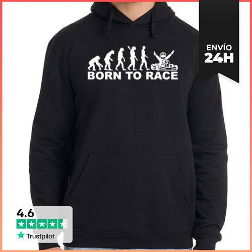Sudadera Unisex Con Capucha Evolución Nacida A La Raza Evolución - latostadora.com - Modalova