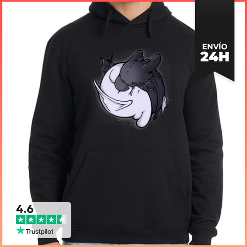 Sudadera Unisex Con Capucha Dragon Tao LaTostadora - latostadora.com - Modalova
