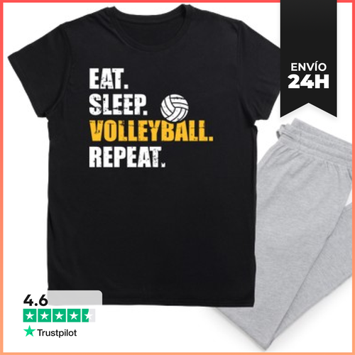 Pijama Comer Dormir Voleibol Repetir LaTostadora - latostadora.com - Modalova