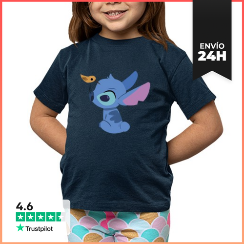 Camiseta Clásica Para Niños Stitch LaTostadora - latostadora.com - Modalova