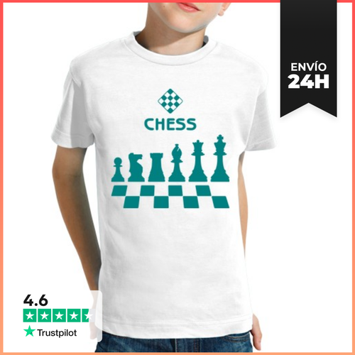 Camiseta Clásica Para Niños Ajedrez - Piezas 2 LaTostadora - latostadora.com - Modalova