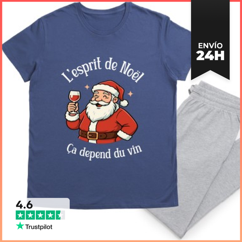 Pijama El Espíritu De Navidad Depende Del Vino LaTostadora - latostadora.com - Modalova