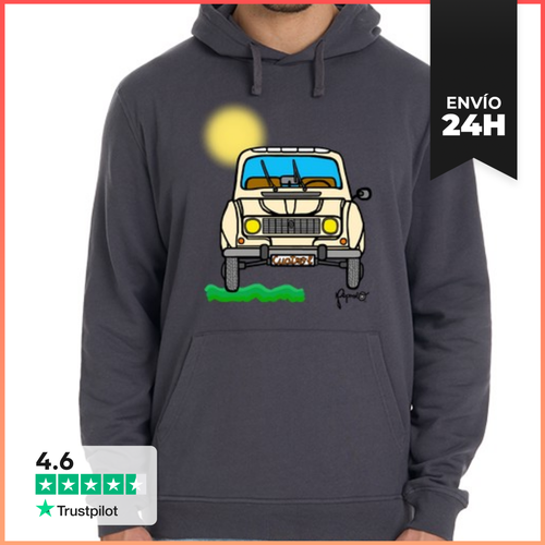 Sudadera Unisex Con Capucha RENAULT 4 LATAS LaTostadora - latostadora.com - Modalova