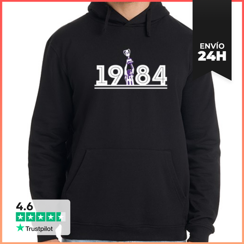 Sudadera Unisex Con Capucha Pucela 1984 LaTostadora - latostadora.com - Modalova