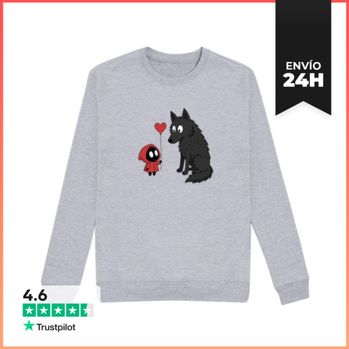 Sudadera Unisex Amor Lobo LaTostadora - latostadora.com - Modalova
