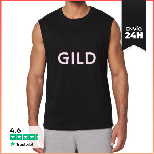 Camiseta Sin Mangas Texto Dorado LaTostadora - latostadora.com - Modalova