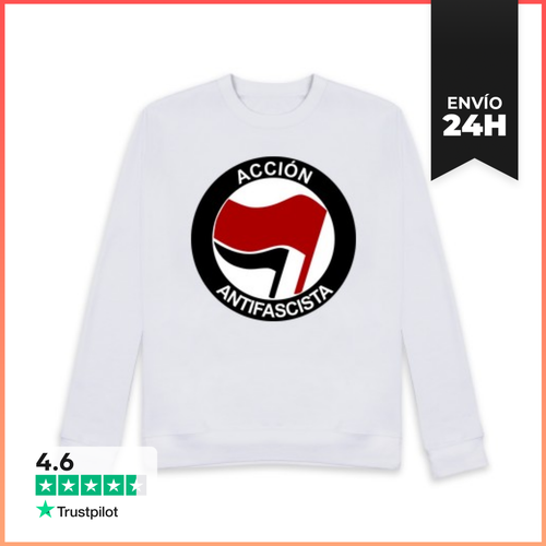 Sudadera Unisex Acción Antifascista LaTostadora - latostadora.com - Modalova