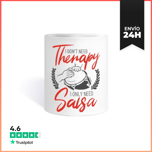 Taza No Necesito Terapia. Necesito Salsa LaTostadora - latostadora.com - Modalova