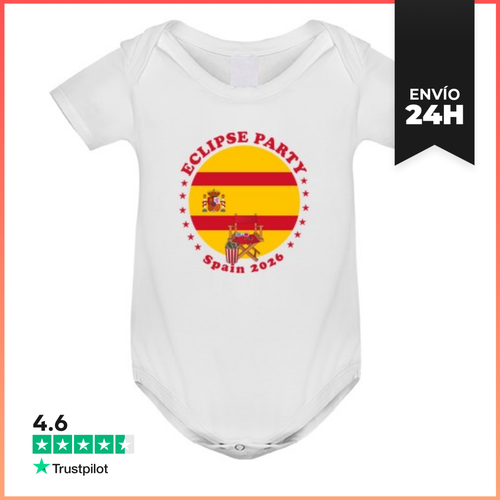 Body Bebé Fiesta De Eclipse España 2026 Eclipse Solar Total - latostadora.com - Modalova