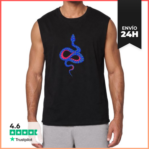 Camiseta Sin Mangas Serpiente Flor LaTostadora - latostadora.com - Modalova