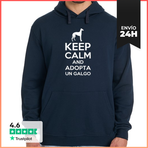 Sudadera Unisex Con Capucha Sudadera Keep Calm And Adopta Un - latostadora.com - Modalova