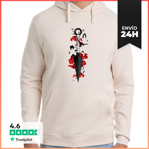 Sudadera Unisex Con Capucha Nube Roja Kunai LaTostadora - latostadora.com - Modalova