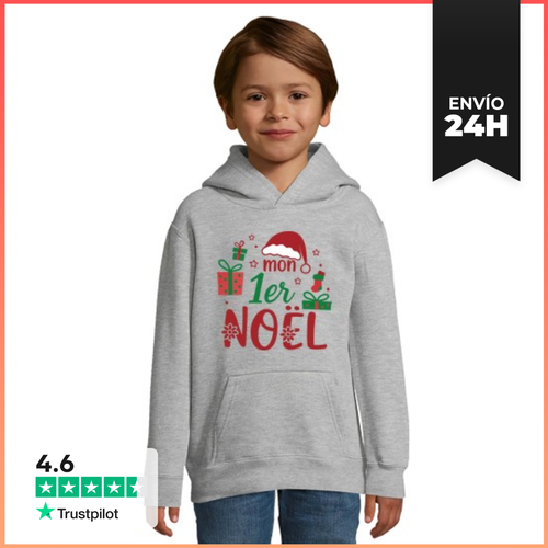 Sudadera Para Niños Con Capucha Cuerpo Bebé Navidad Mi Primera - latostadora.com - Modalova